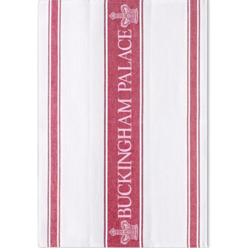 Buckingham Palace Red Waffle Tea Towel