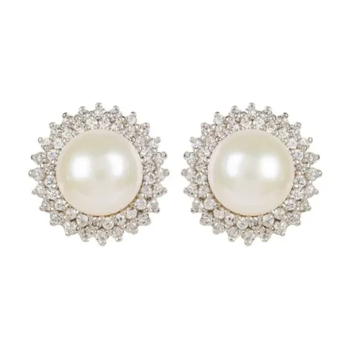 Centred Pearl Earrings