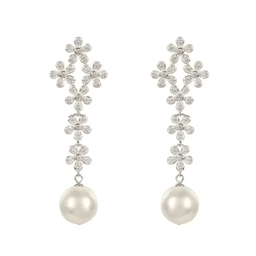 Floral Drop Earrings