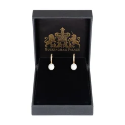 Gold Pearl Earrings