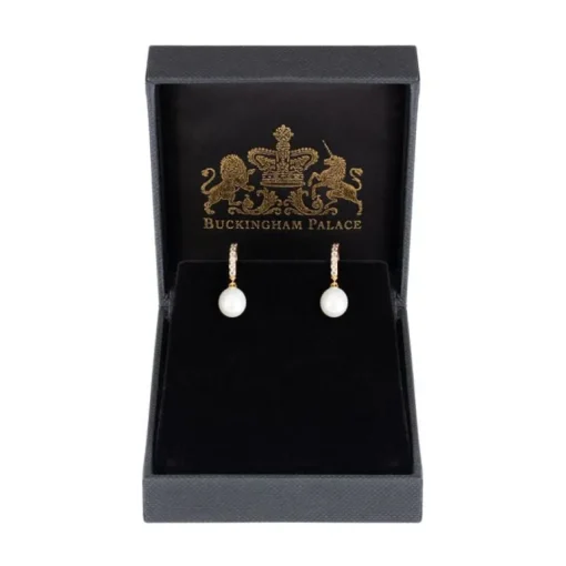 Gold Pearl Earrings