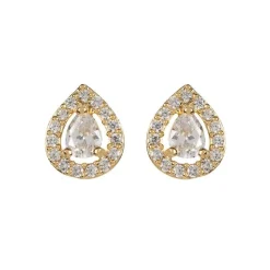 Gold Teardrop Earrings