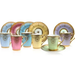 Imperial Russian Coffee Cup And Saucer Set