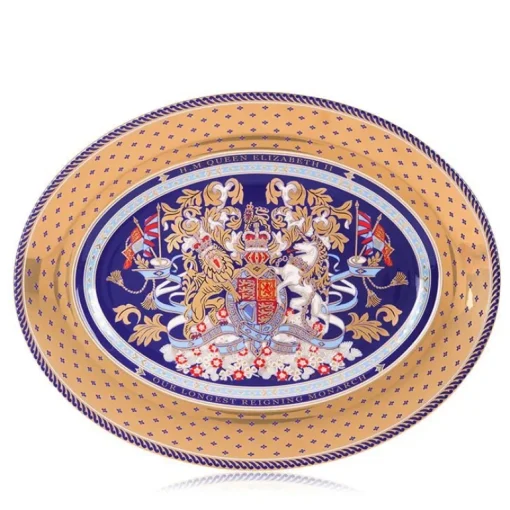Longest Reigning Monarch Oval Charger