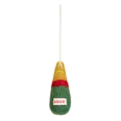 Miniature Champagne Felt Decoration