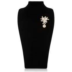 Pearl Drop Brooch