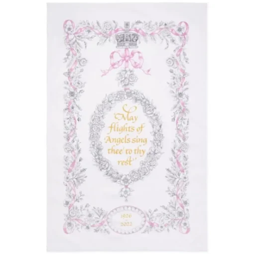 Queen Elizabeth Ii Commemorative Tea Towel