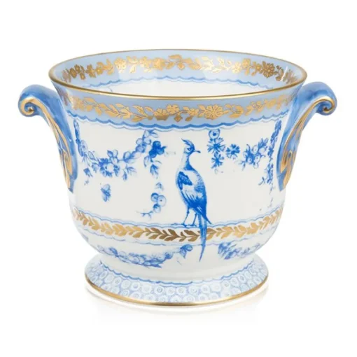 Royal Birdsong Gilded Cachepot