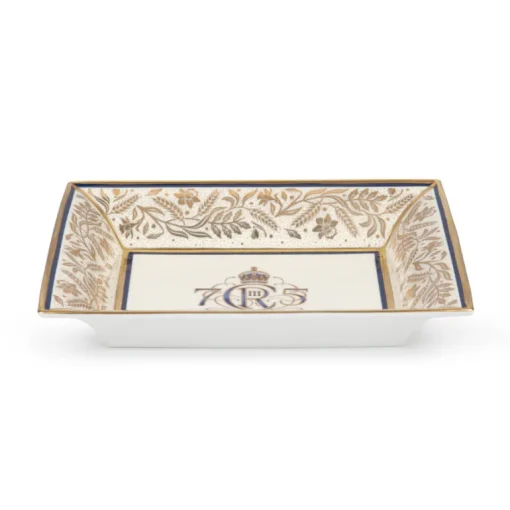 The King'S 75Th Birthday Limited Edition Navy Tray
