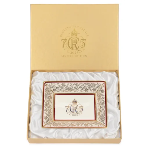 The King'S 75Th Birthday Limited Edition Red Tray