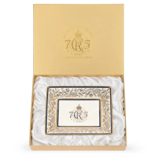 The King'S 75Th Birthday Limited Edition Navy Tray