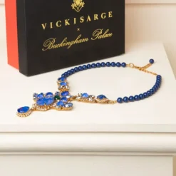 Vicki Sarge Large Blue Necklace
